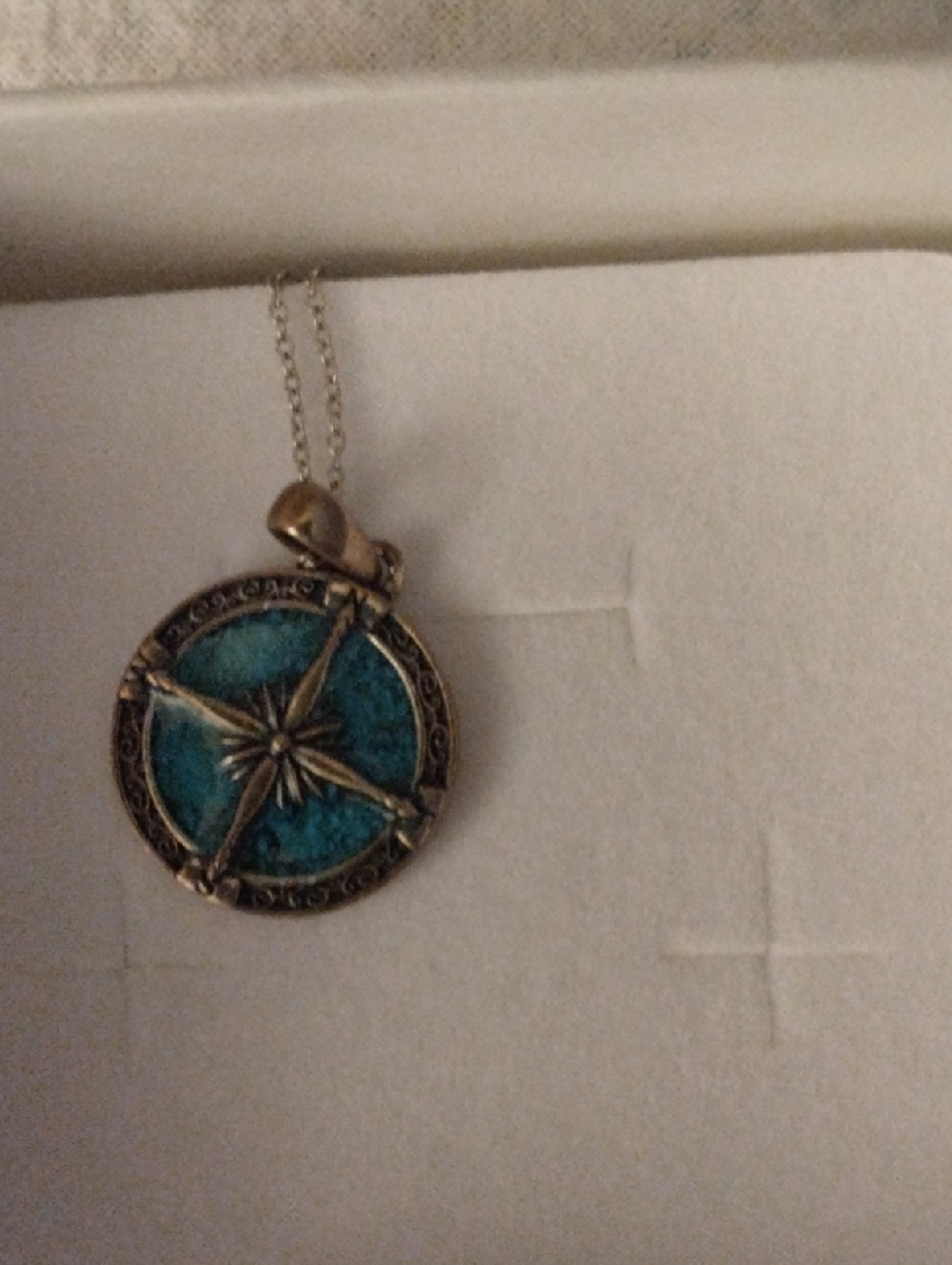 Turquoise Compass Star Pendant Necklace